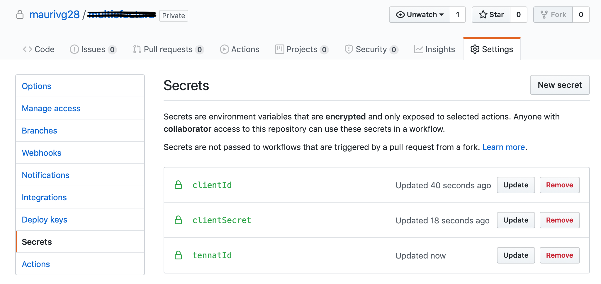 Github_Secrets_Values